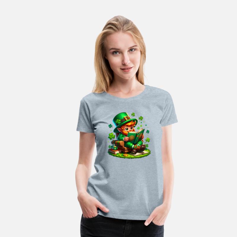 Leprechaun St. Patrick's Day Book Lover