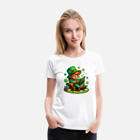 Leprechaun St. Patrick's Day Book Lover