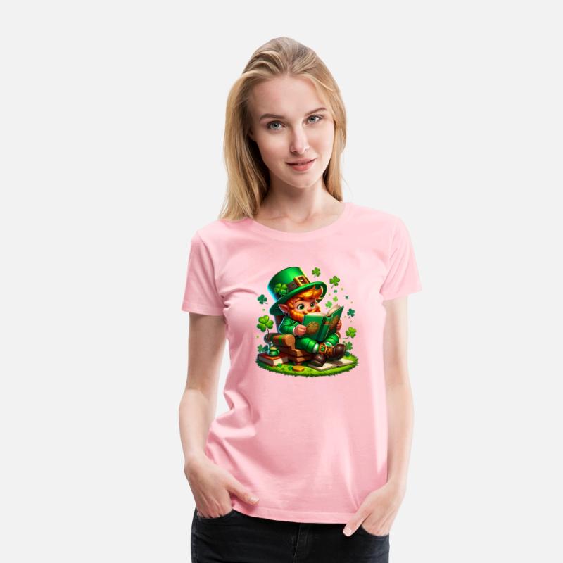 Leprechaun St. Patrick's Day Book Lover