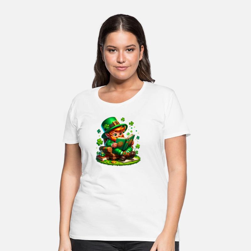 Leprechaun St. Patrick's Day Book Lover