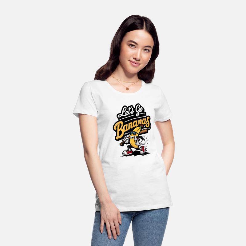 Let's Go Bananas Funny Banana Baseball Player Kids