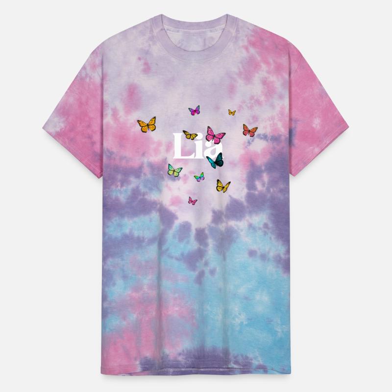 LIA - beautiful girl name with cute butterflies