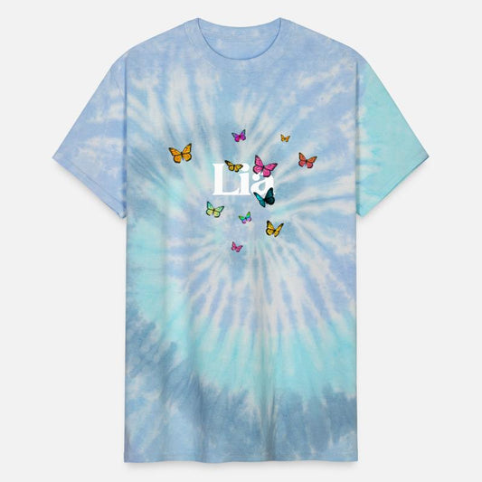 LIA - beautiful girl name with cute butterflies