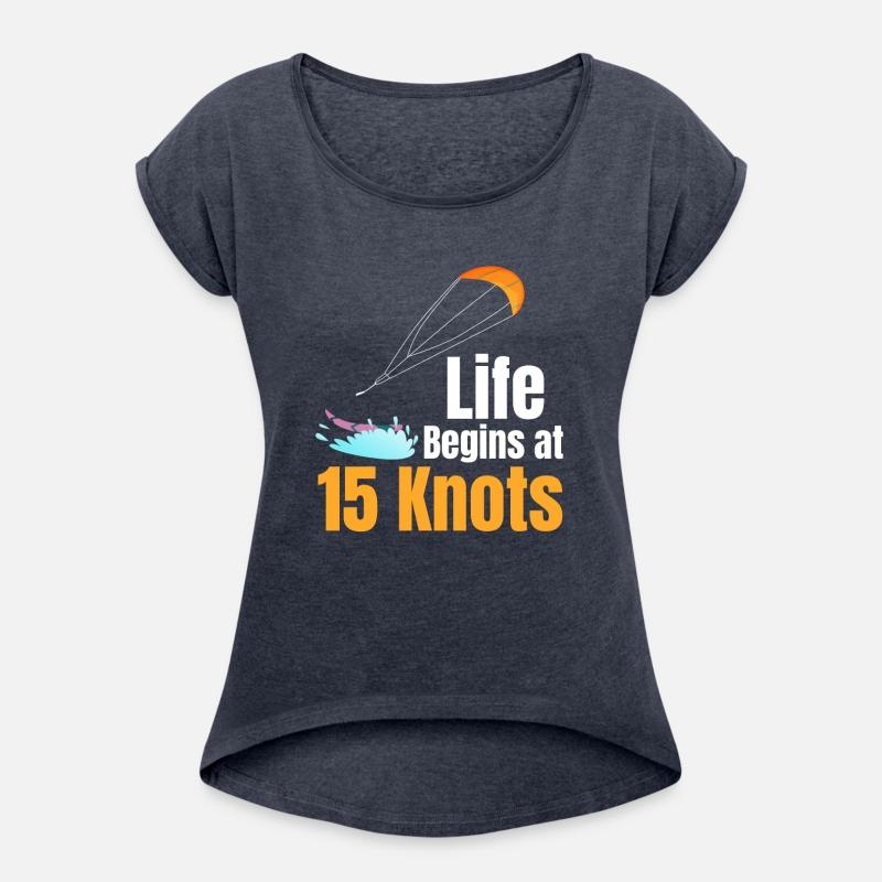Life Begins At 15 Knots Funny Kitesurfing