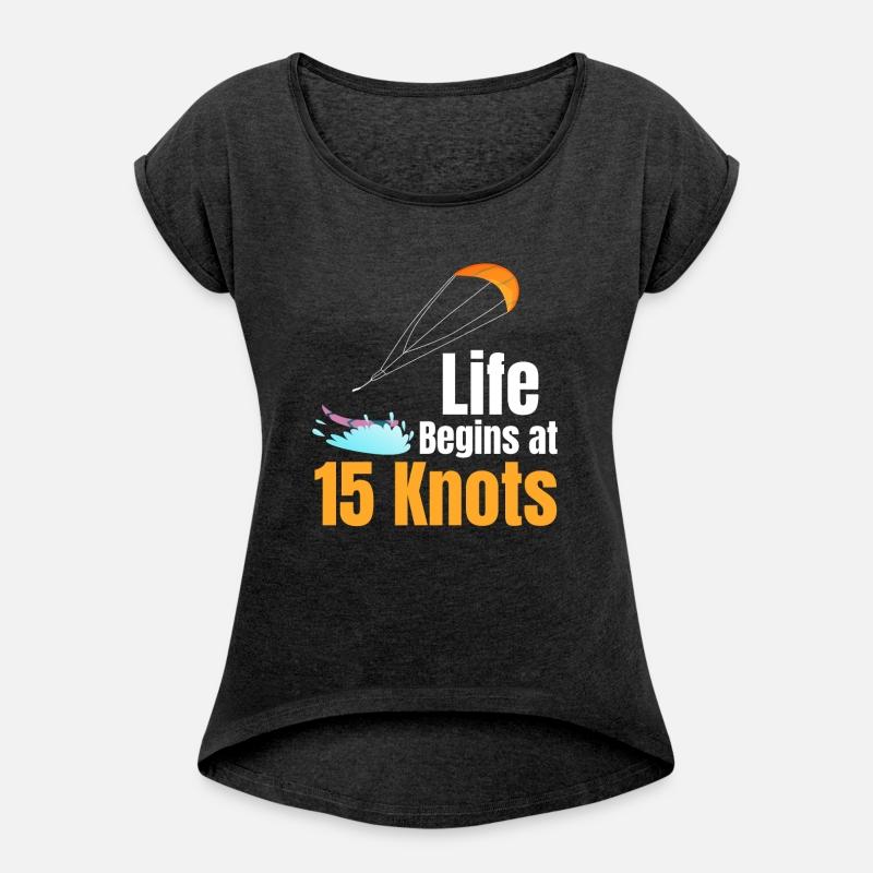 Life Begins At 15 Knots Funny Kitesurfing