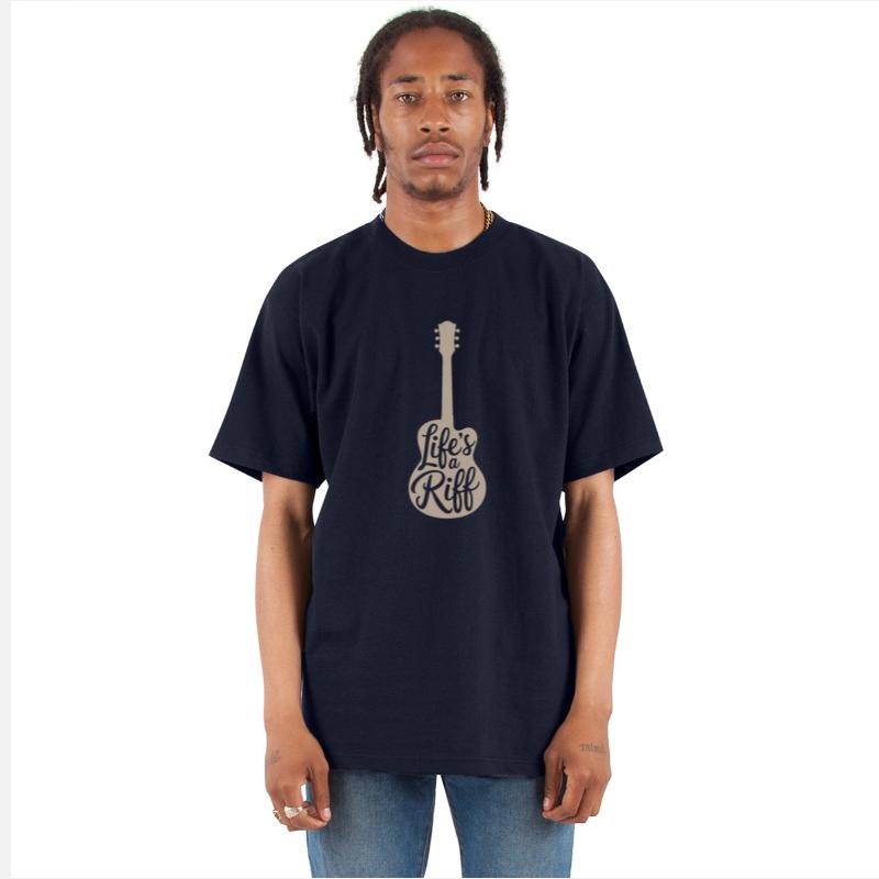 Life's a Riff Guitar Player Art