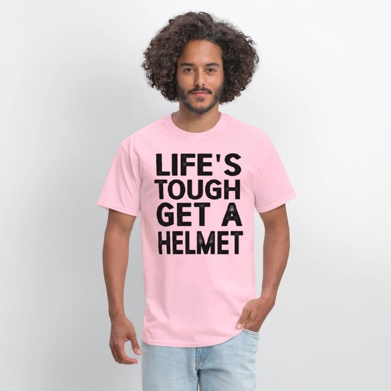 Life's Tough Get a Helmet Funny Vintage