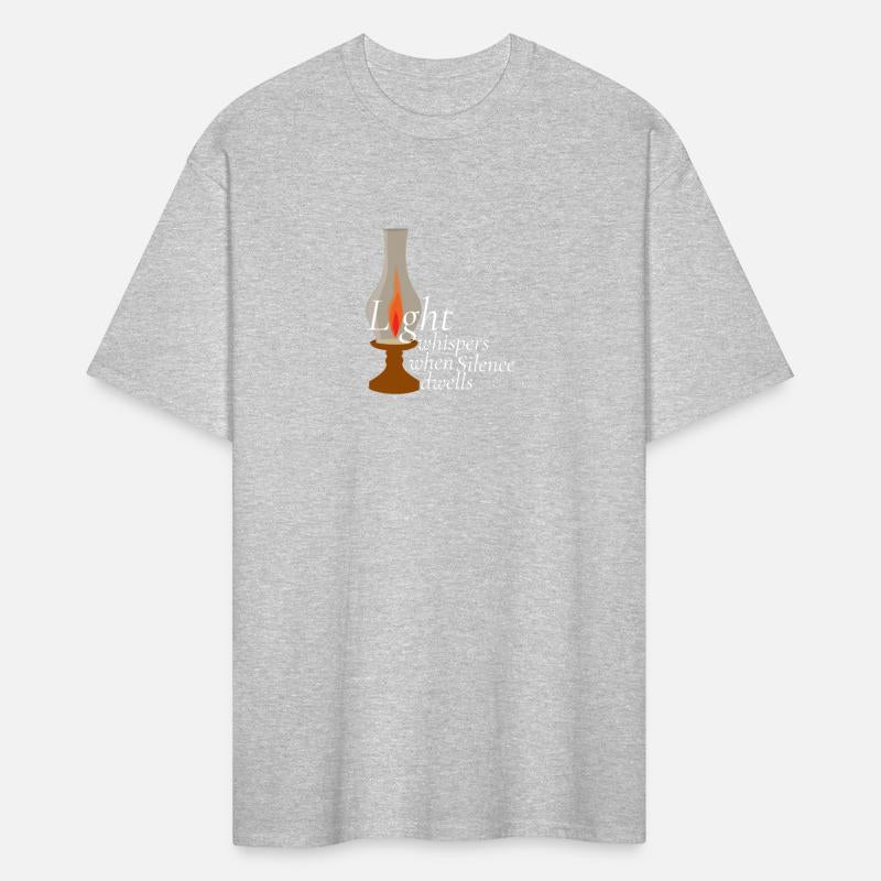 Light whispers when silence dwells