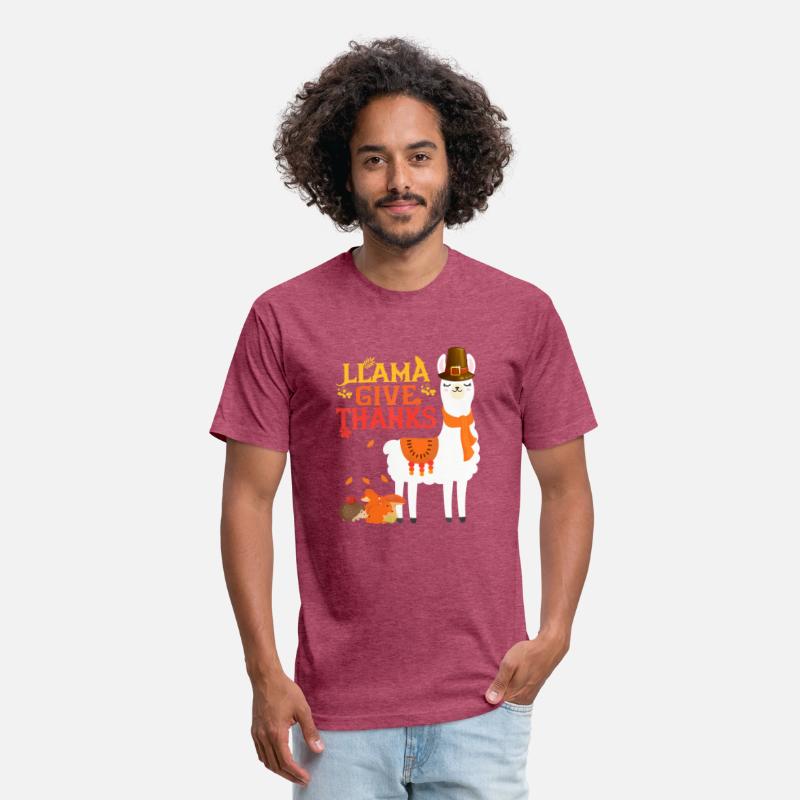 Llama Give Thanks Funny Llama Pilgrim