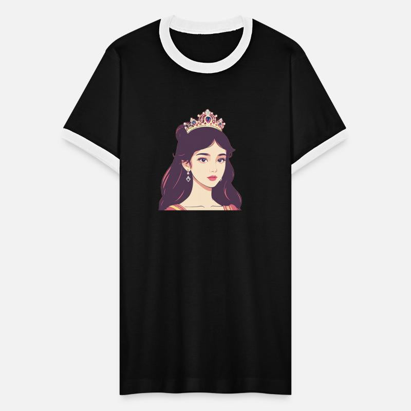 Lovely Young Princess with a Pink Crown