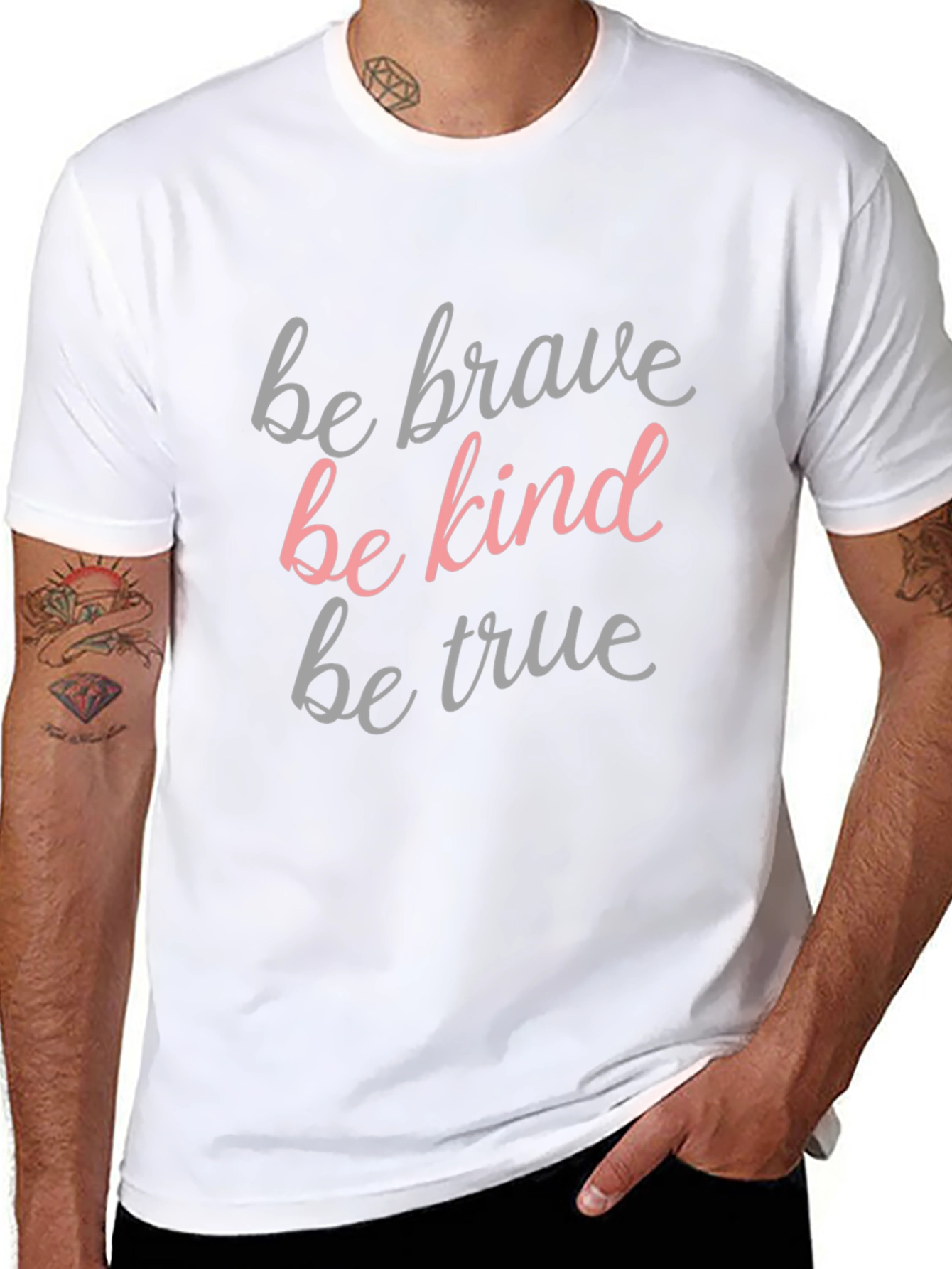 Be Brave Be Kind Be True Graphic Tee