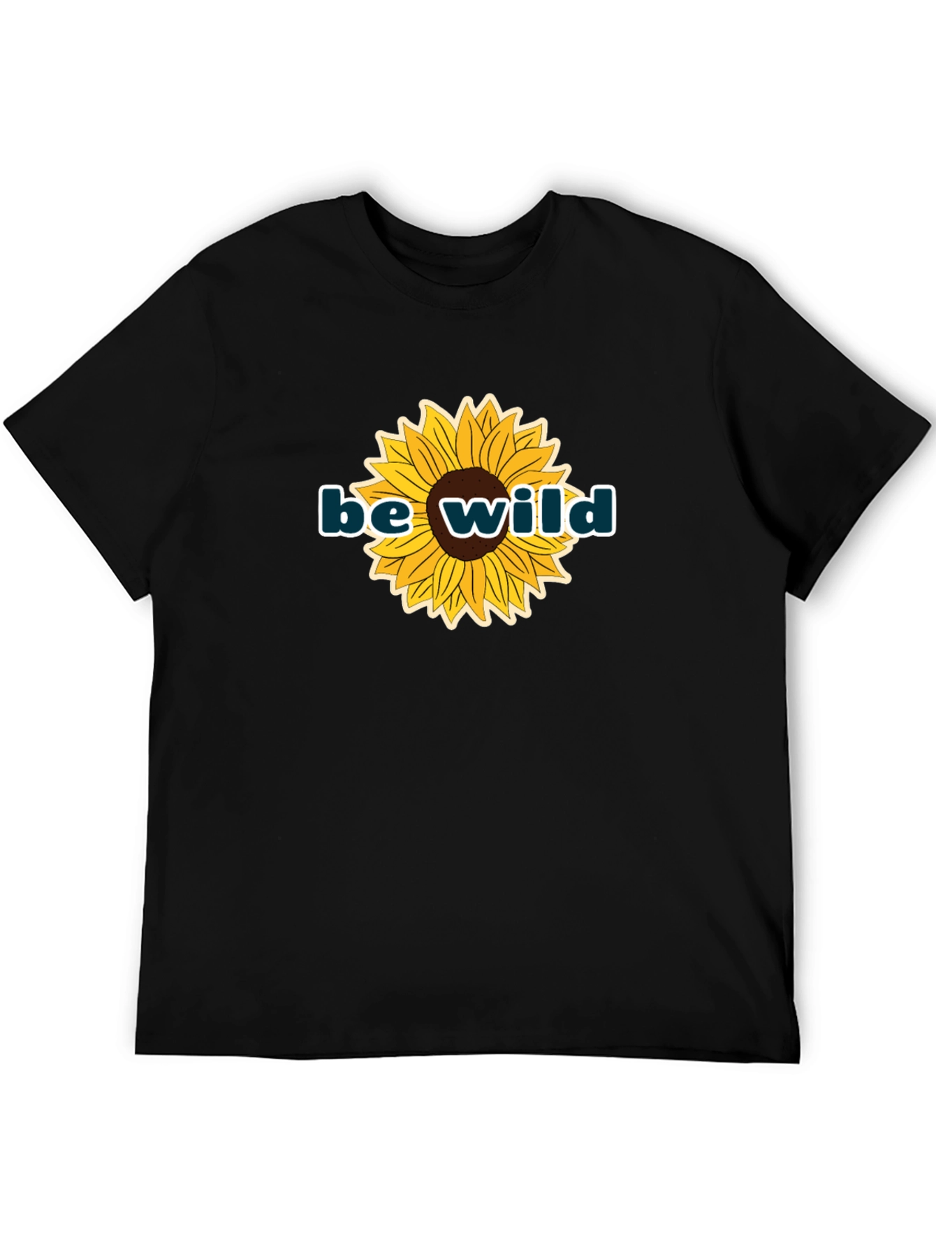 Be Wild Sunflower Graphic Tee