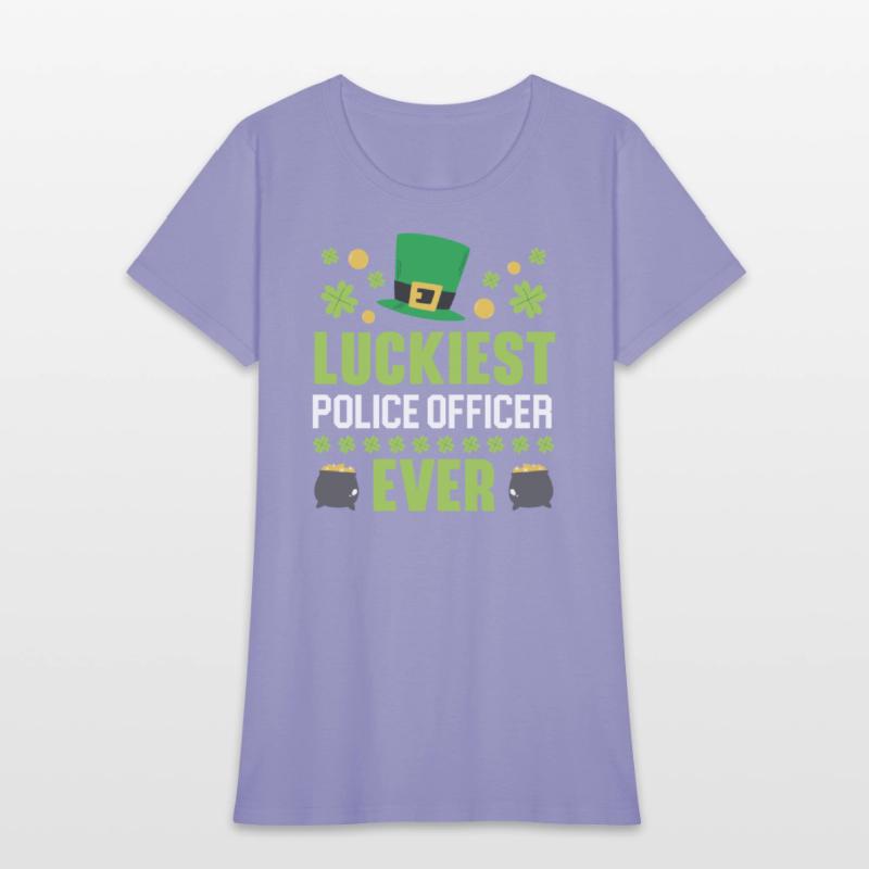 Luckiest Police Officer Ever St. Patrick's Day