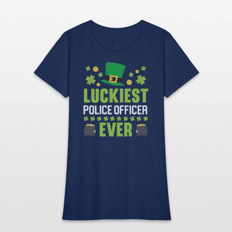 Luckiest Police Officer Ever St. Patrick's Day