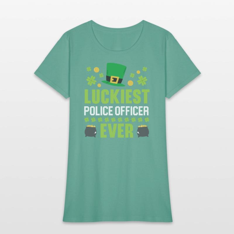 Luckiest Police Officer Ever St. Patrick's Day