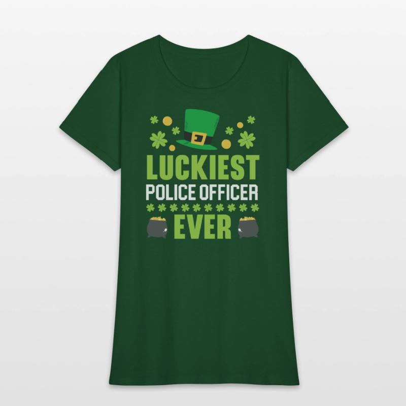 Luckiest Police Officer Ever St. Patrick's Day