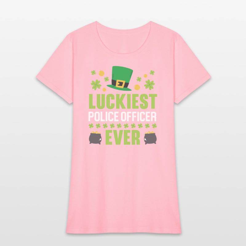 Luckiest Police Officer Ever St. Patrick's Day