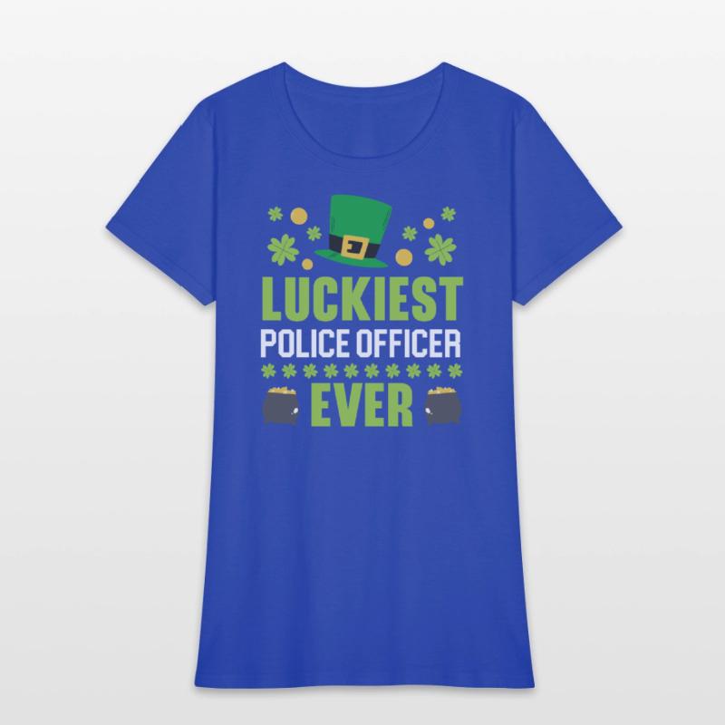 Luckiest Police Officer Ever St. Patrick's Day