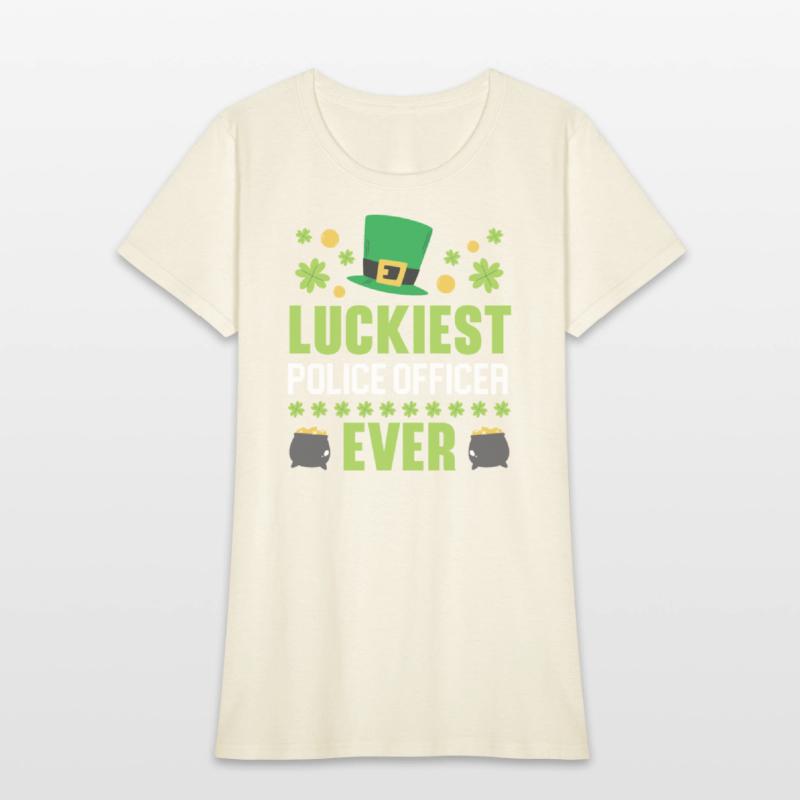 Luckiest Police Officer Ever St. Patrick's Day