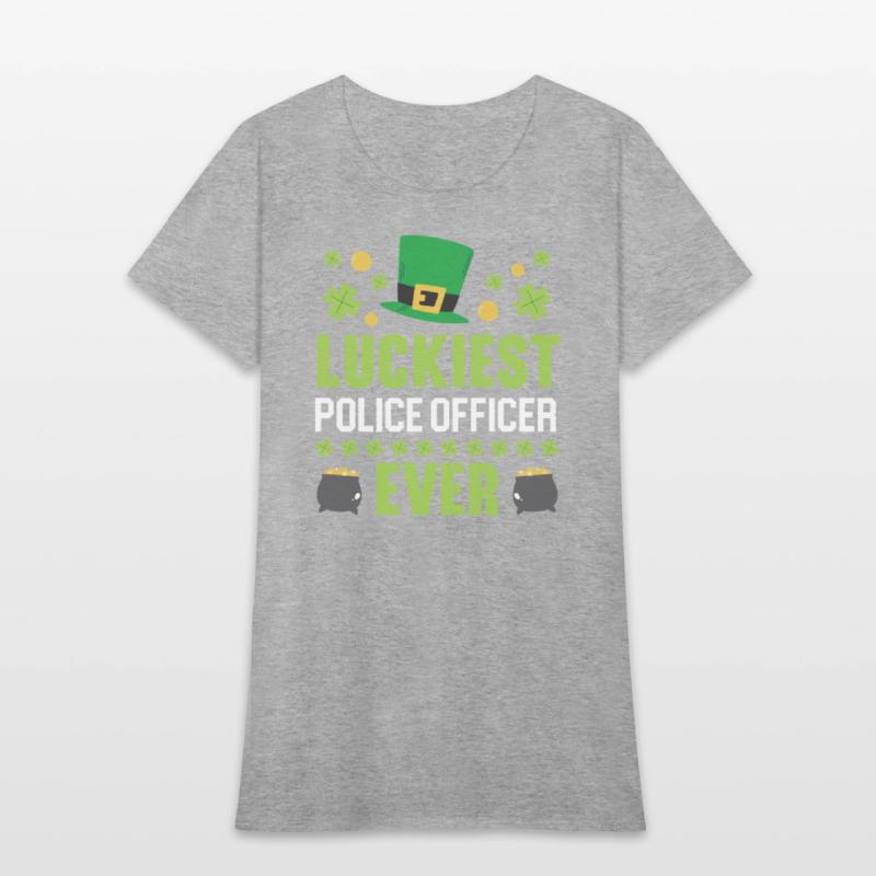 Luckiest Police Officer Ever St. Patrick's Day