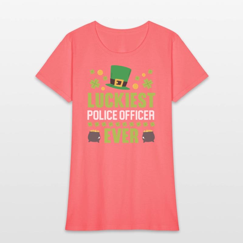 Luckiest Police Officer Ever St. Patrick's Day