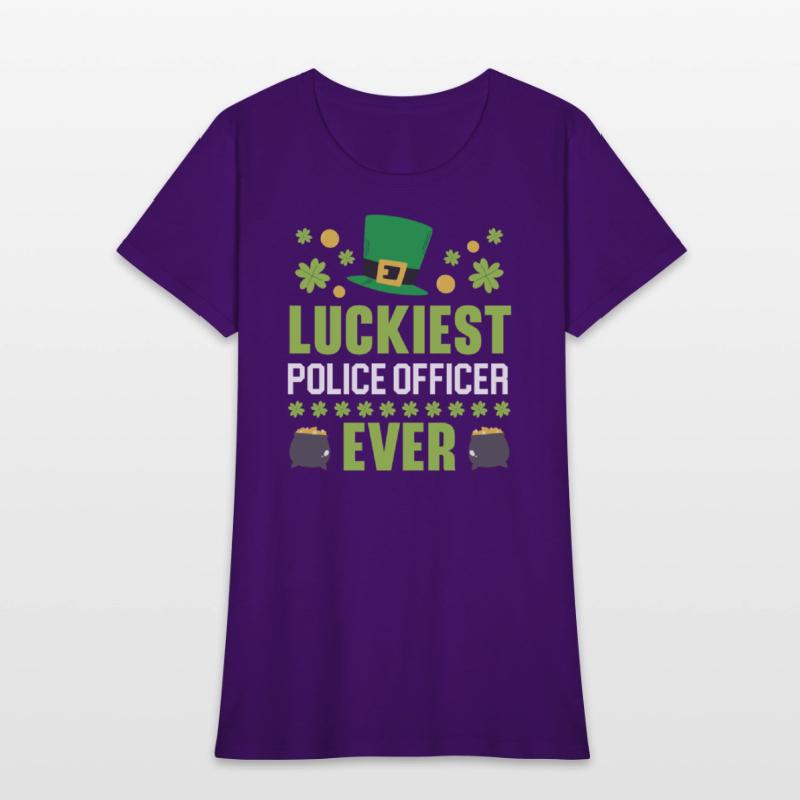 Luckiest Police Officer Ever St. Patrick's Day