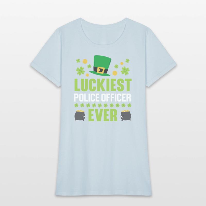 Luckiest Police Officer Ever St. Patrick's Day