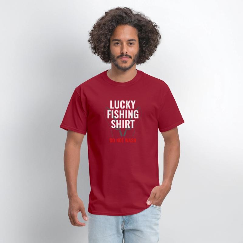 Lucky Fishing Shirt for Fish Hunter and Fisherman