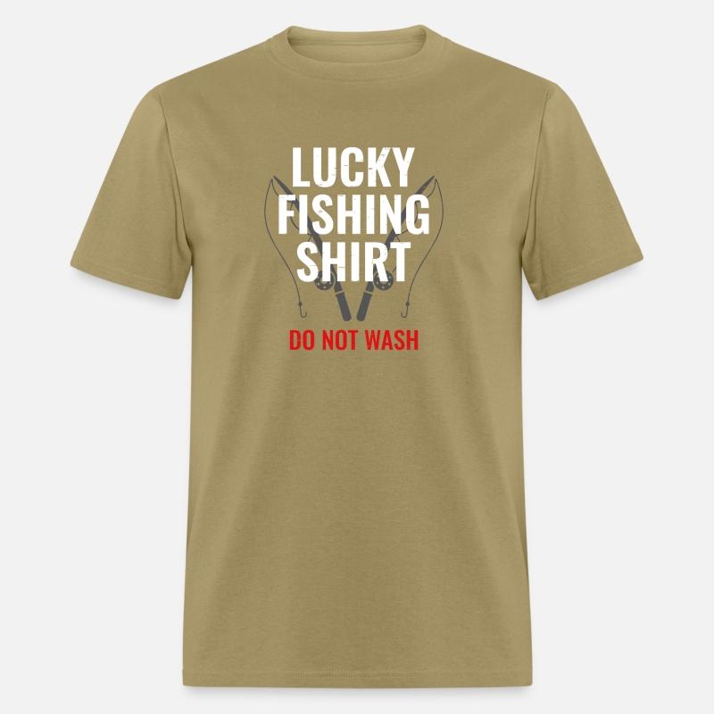 Lucky Fishing Shirt for Fish Hunter and Fisherman