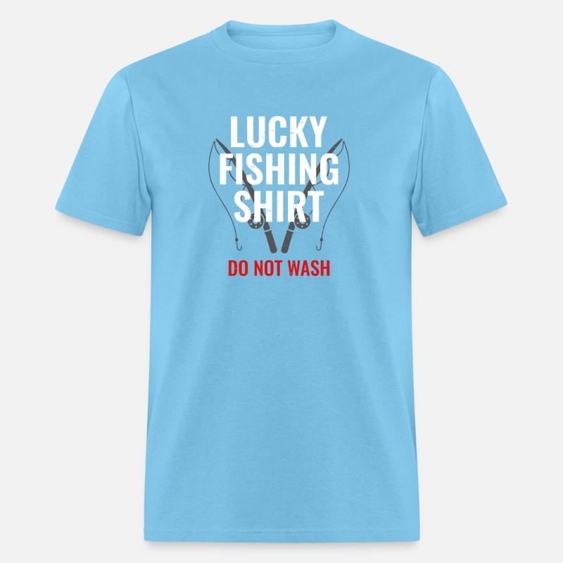 Lucky Fishing Shirt for Fish Hunter and Fisherman