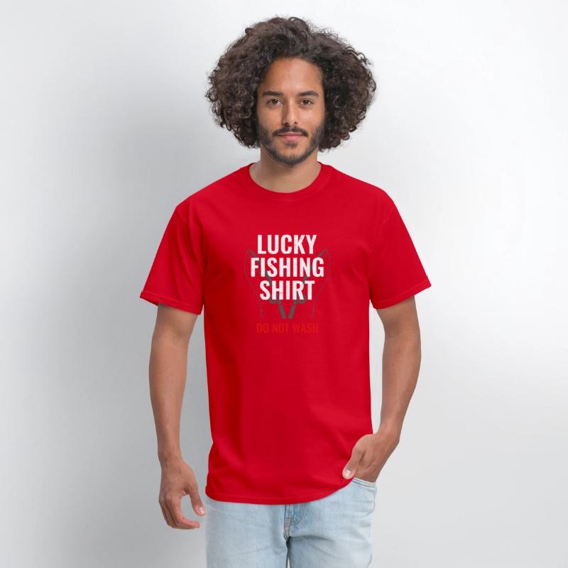 Lucky Fishing Shirt for Fish Hunter and Fisherman