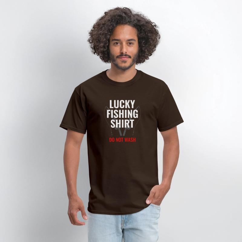 Lucky Fishing Shirt for Fish Hunter and Fisherman