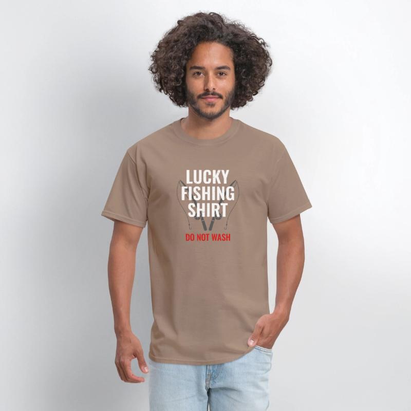 Lucky Fishing Shirt for Fish Hunter and Fisherman