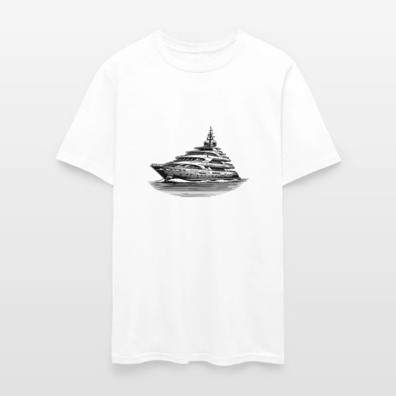 Luxury Motor Yacht On The High Seas