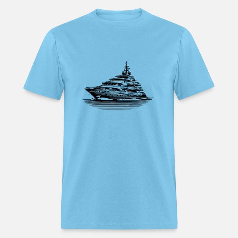 Luxury Motor Yacht On The High Seas