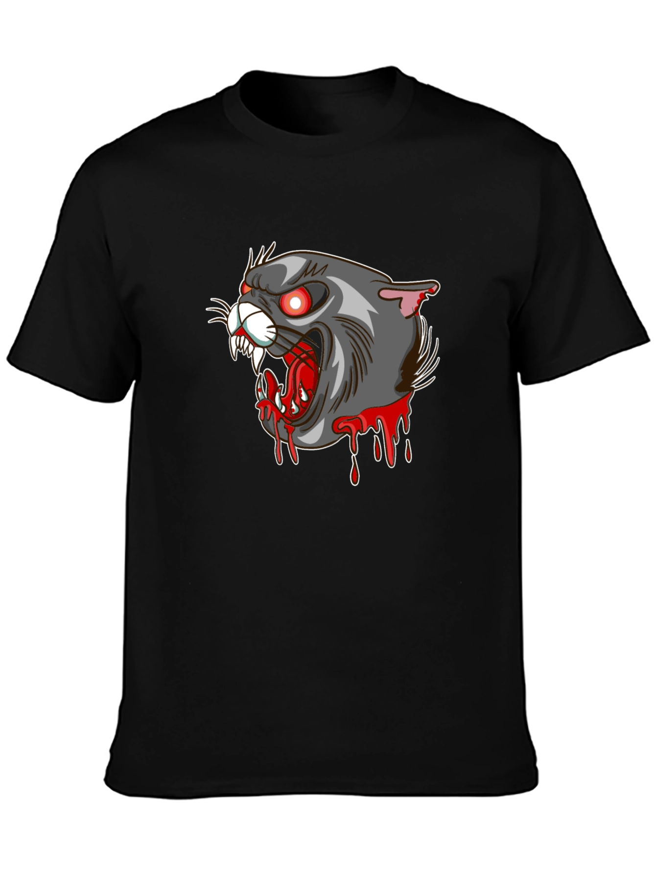 Black Cat Graphic T-Shirt