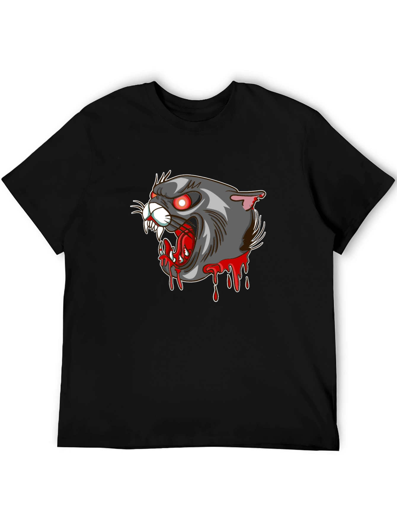 Black Cat Graphic T-Shirt
