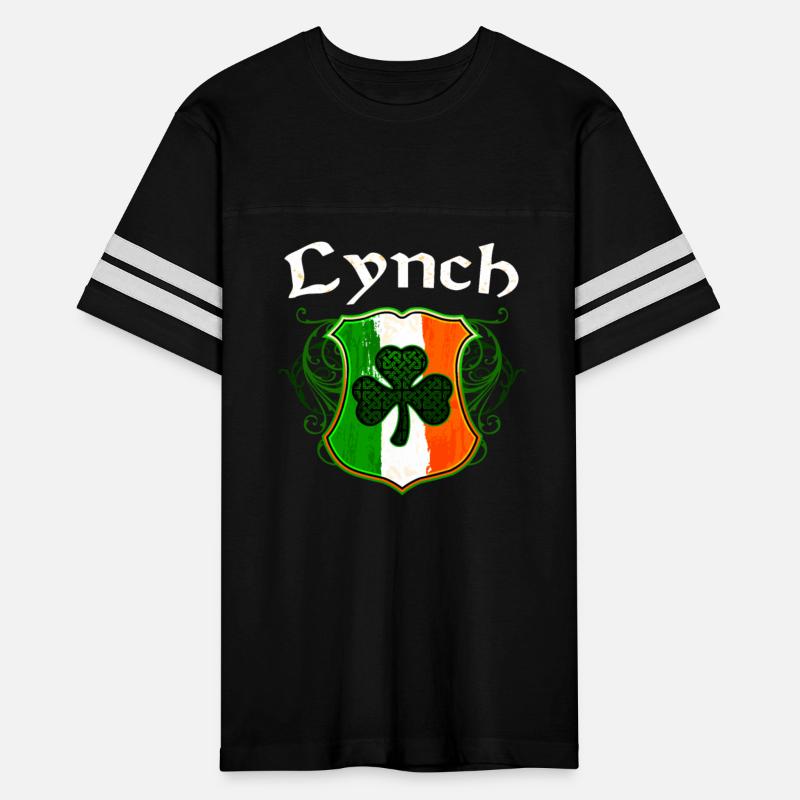 Lynch Irish Surname Ireland Flag Shield Shamrock