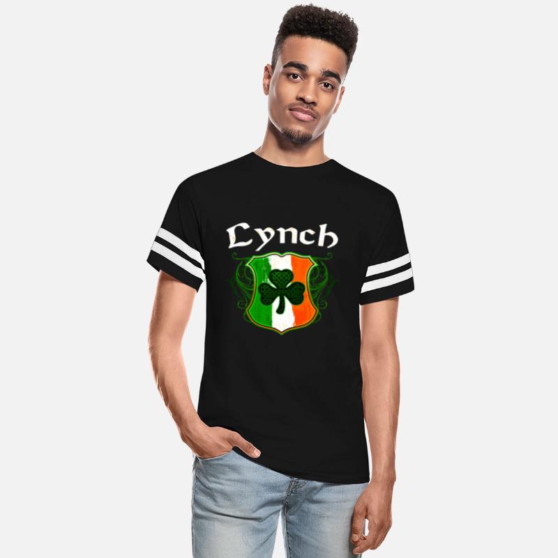 Lynch Irish Surname Ireland Flag Shield Shamrock