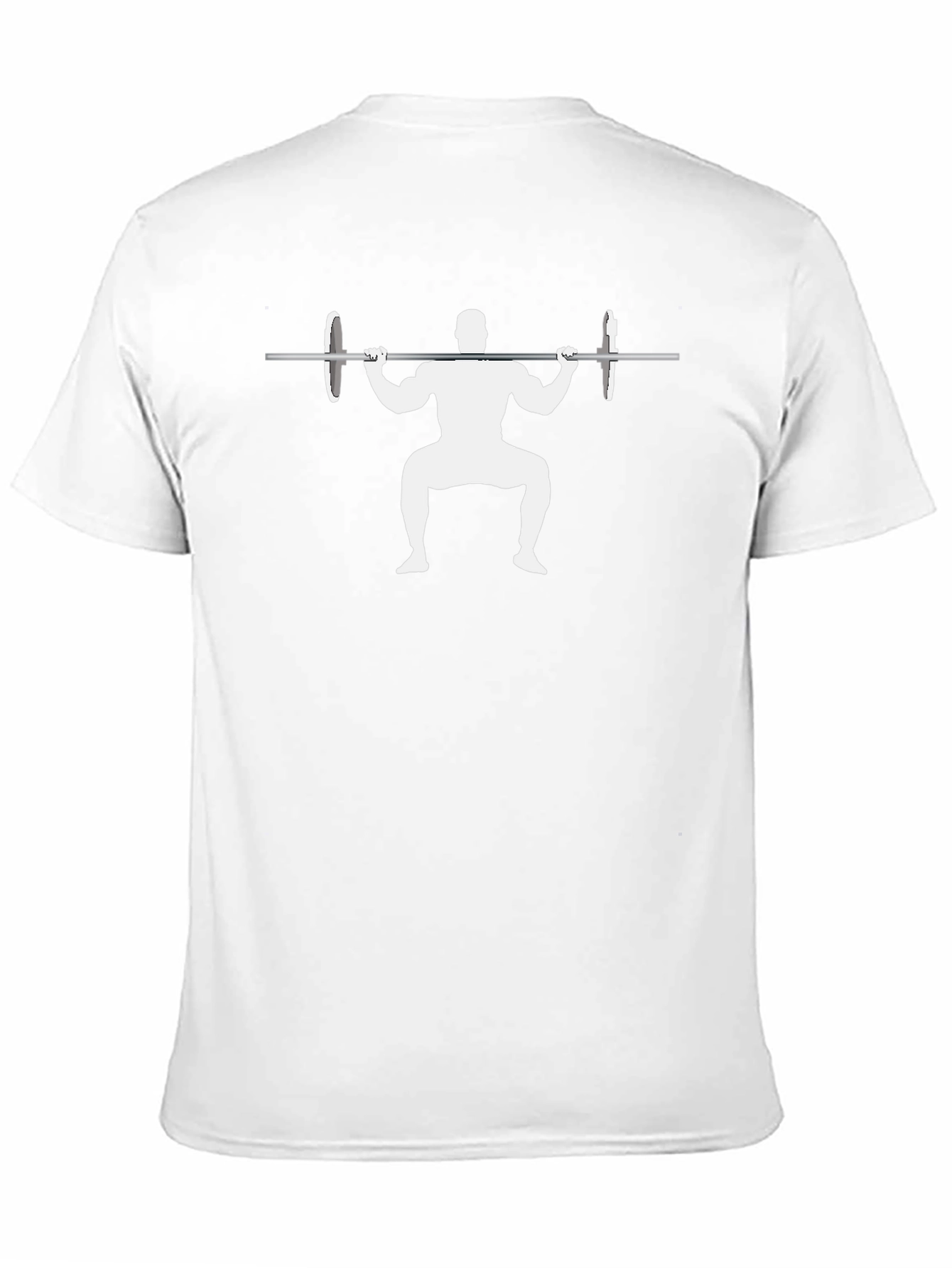 Weightlifting Squat Graphic T-Shirt - Black