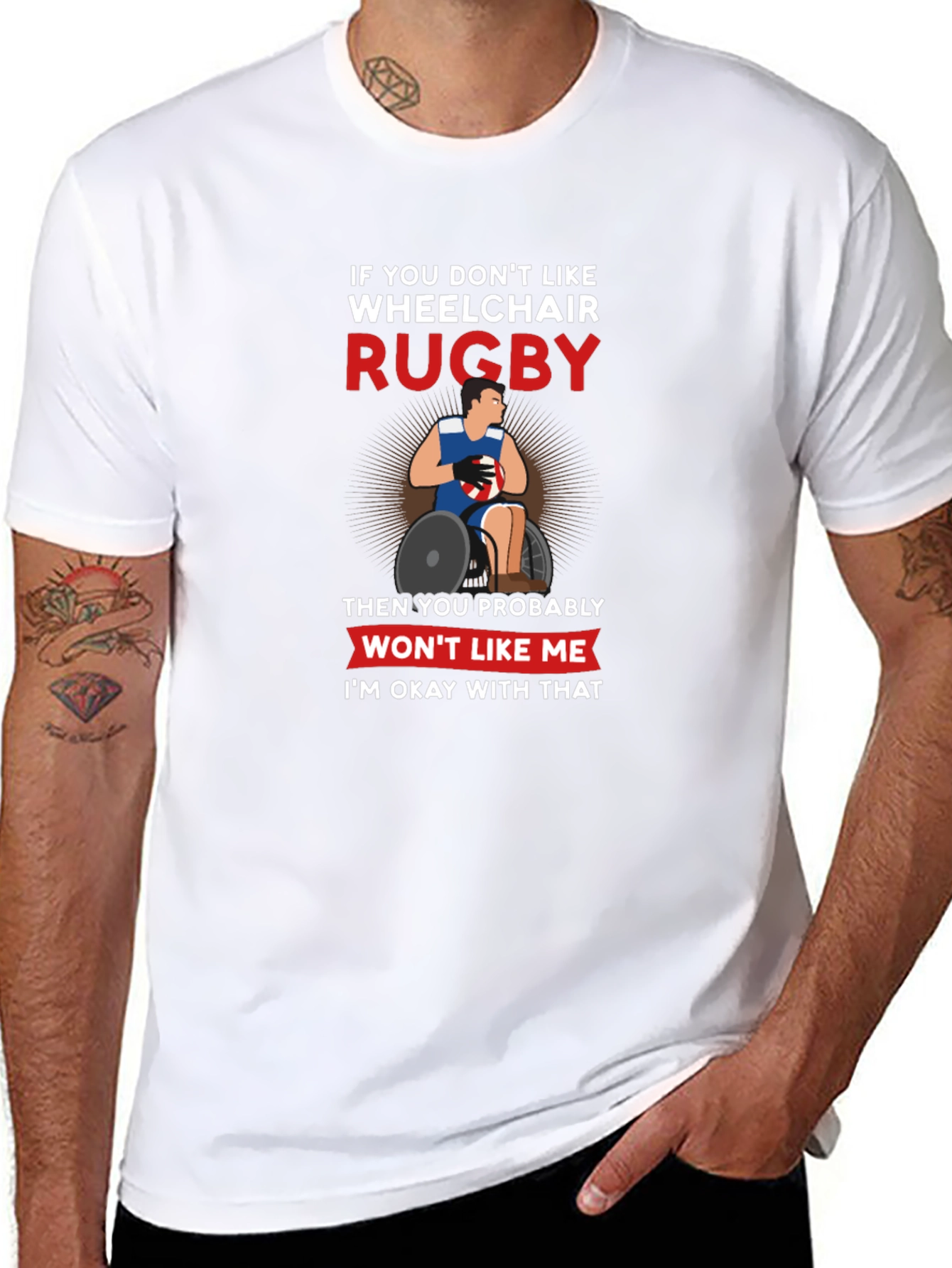 Wheelchair Rugby Graphic T-Shirt