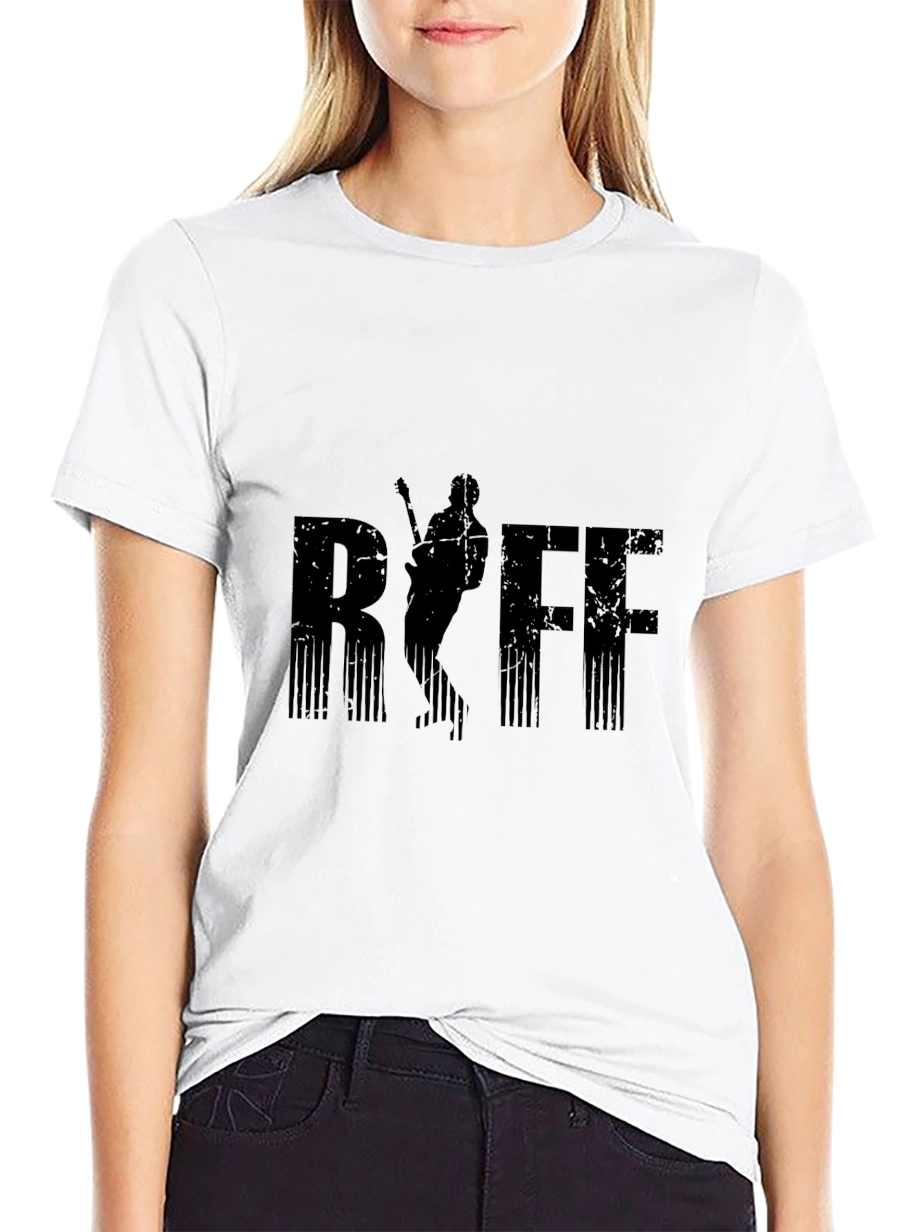 Black RSFF Guitarist Graphic T-Shirt