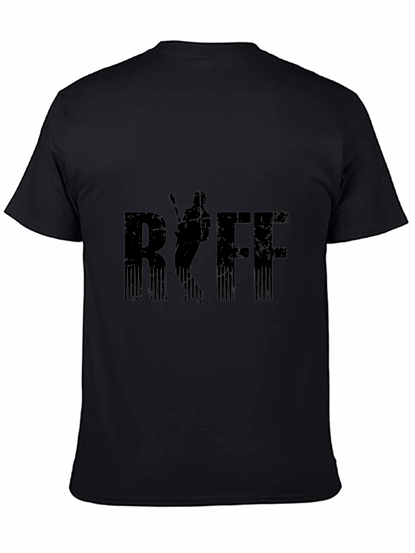 Black RSFF Guitarist Graphic T-Shirt