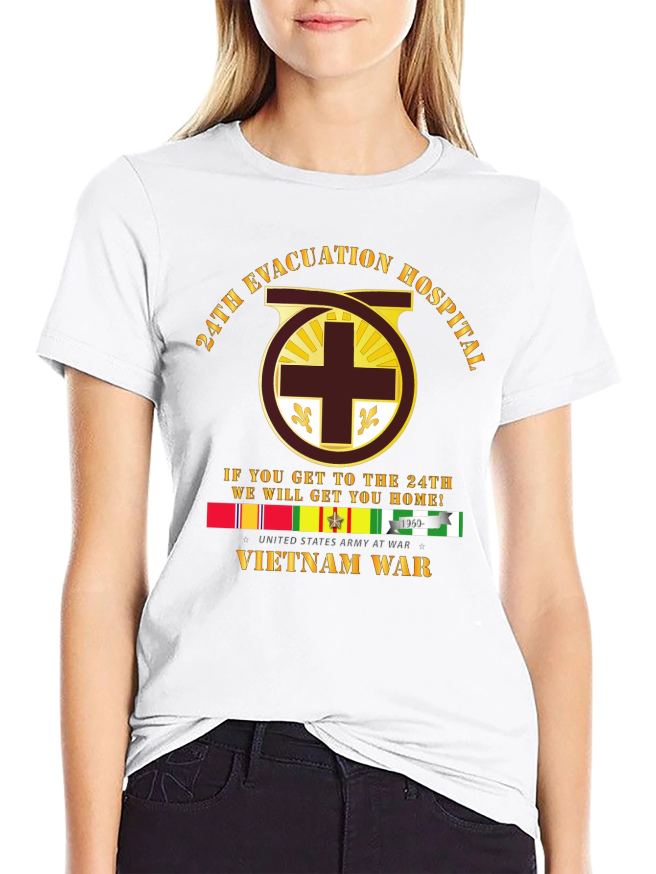 24th Evacuation Hospital Vietnam War T-Shirt