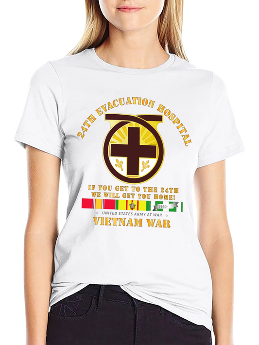 24th Evacuation Hospital Vietnam War T-Shirt