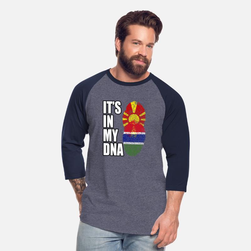 Macedonian And Gambian Mix Heritage DNA Flag