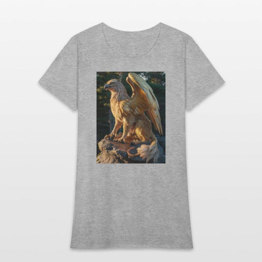 Majestic Griffin Statue at Sunset