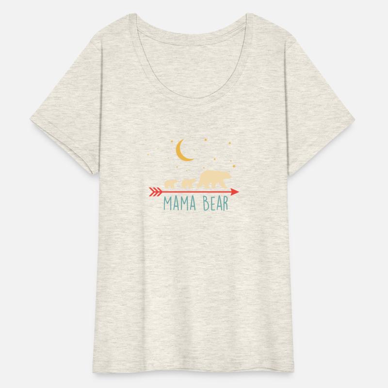 Mama Bear with 2 Cubs Retro Mother's Day Shirt