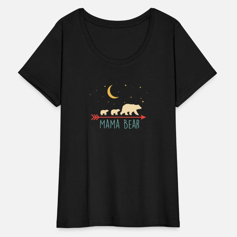 Mama Bear with 2 Cubs Retro Mother's Day Shirt
