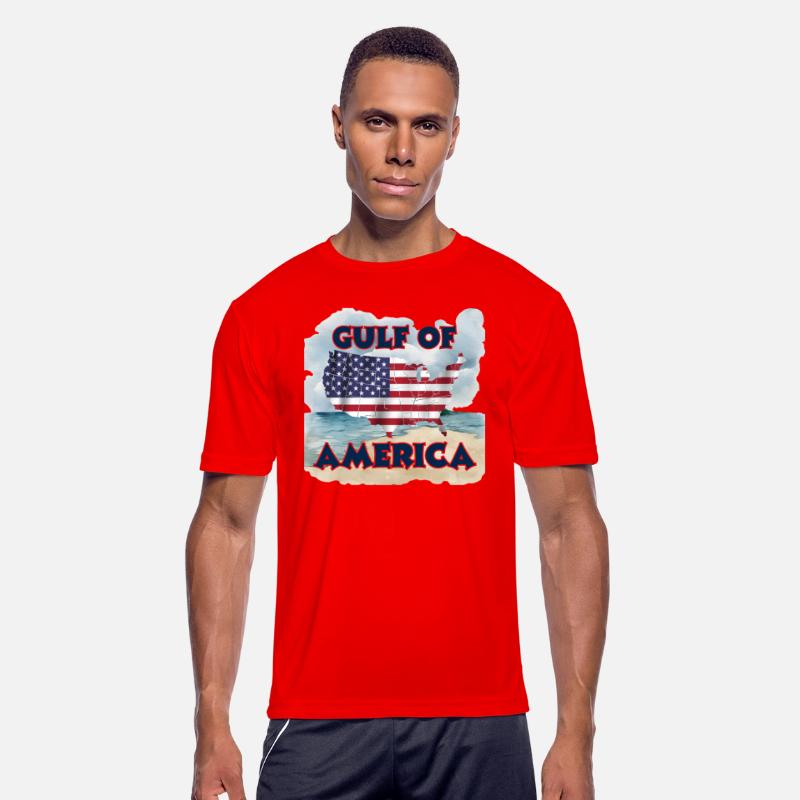 Map of American Flag Overlaying Waves